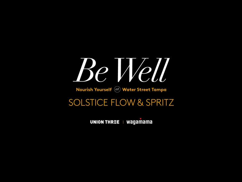 Be Well: Solstice Flow & Spritz